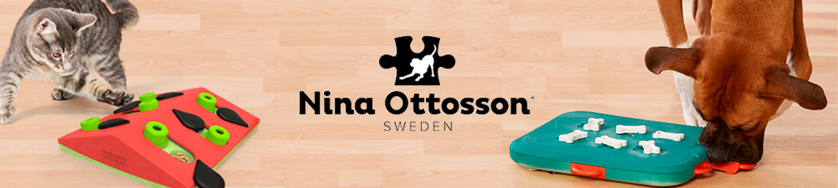 Nina Ottosson juegos interactivos para perros y gatos
